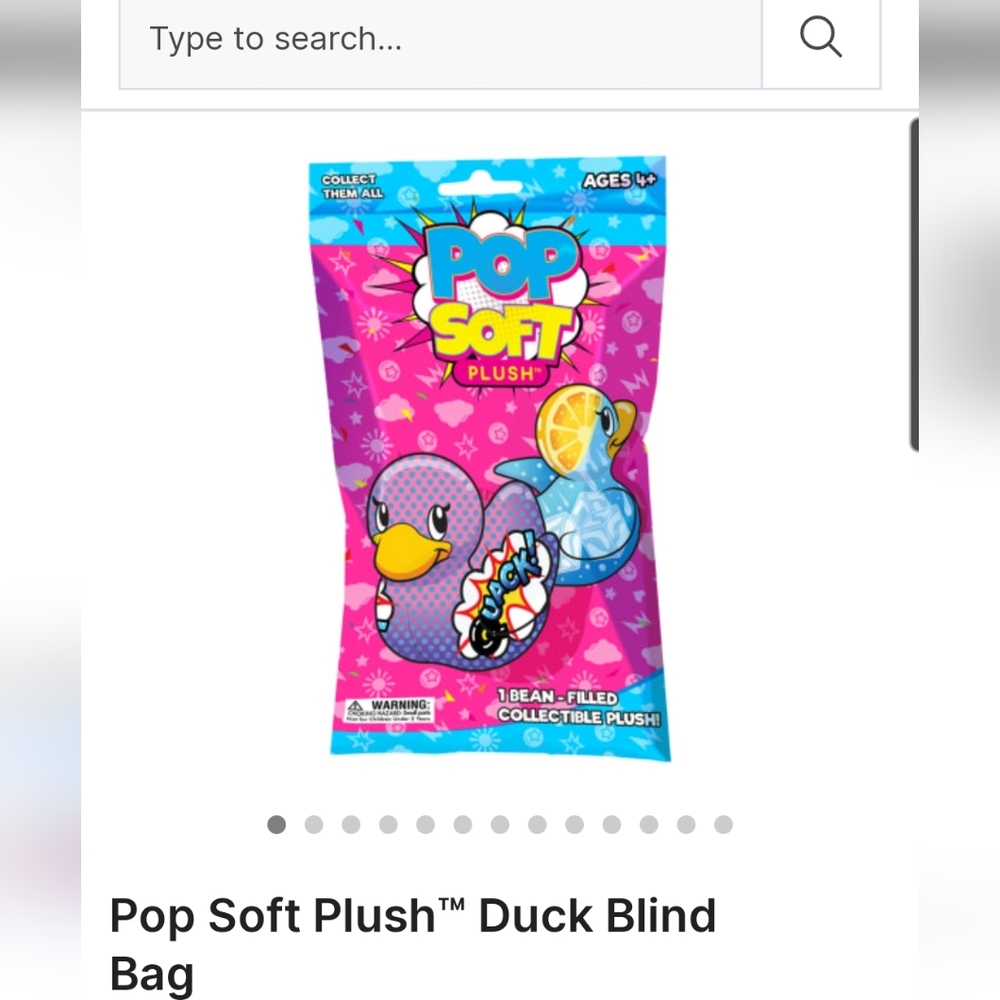 NEW Five Below Pop Soft Plush Duck Minis Blind Bag #Jeepers #Duck #Duck #Jeep